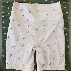 Cherry Print Astoria Activewear Shorts